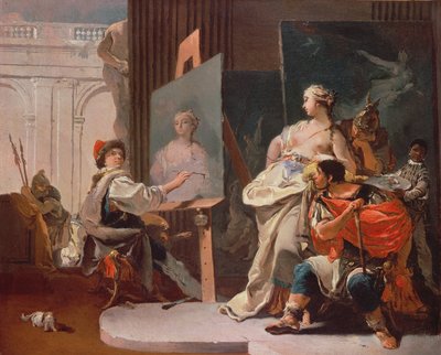 Alexander and Campaspe in the Studio of Apelles by Giovanni Battista Tiepolo